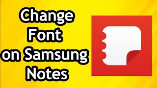 How to Change Font on Samsung Notes [upl. by Ethelin400]