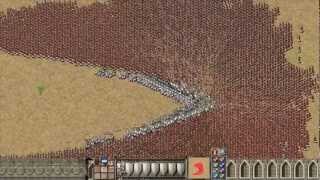 Stronghold Crusader 1000 Knights vs 9000 Arabian Archers [upl. by Pond]