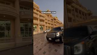 Black Limousine Dubai Rent Now at the best rate enjoy the limo ride airportlimo stretchlimousine [upl. by Ahseenal]