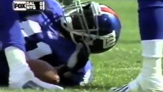 Troy Aikman throws 5 INTs vs the Giants Oct 2000 [upl. by Antipus576]