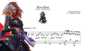 Rivellon  Divinity Original Sin 2 Piano cover [upl. by Lyret594]