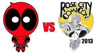 Deadpool vs Tyler Rose City ComicCon 2013 [upl. by Wenger]