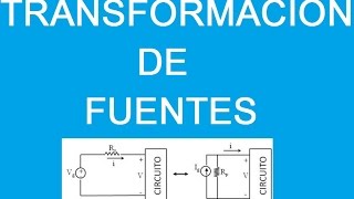 Tutorial Explicacion Transformacion de Fuentes Ejercicios resueltos Circuitos Electricos [upl. by Errehs]