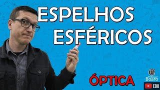 ESPELHOS ESFÉRICOS  ÓPTICA  Professor Boaro [upl. by Akcebar11]