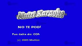 No Te Podías Quedar  Multikaraoke ► Éxito De Conjunto Primavera [upl. by Nedi]