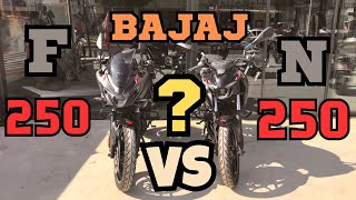 Bajaj Pulsar F250  N250 Karşılaştırma  Motosiklet Kıyaslama  Hangisi Alınır  Bafra  Uçar Makina [upl. by Nidroj]