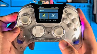 An Elite Controller With A Screen  Manba One Interactive Screen Wireless Gaming Controller [upl. by Etnuaed]