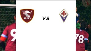 Salernitana 🆚 Fiorentina ⚽️ [upl. by Eseilanna]