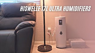 Hiswelle 17L45Gal Ultra Large Humidifiers Review amp User Manual  Quiet Humidifiers for Large Room [upl. by Schubert]