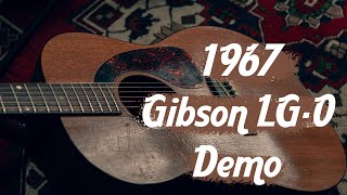 YourGuitar Vintage Demo 1967 Gibson LG0 Acoustic Guitar [upl. by Ilise205]