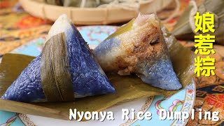 Nyonya Rice Dumplings 娘惹粽的做法和包法 【馬來西亞】 [upl. by Hayne58]