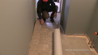 How To Install Vinyl Flooring [upl. by Anora]