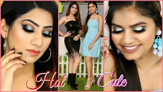 HOT vs CUTE  New Year MAKEUP Look  GRWM Beauty Anaysa [upl. by Rebliw]