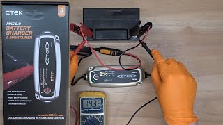 CTEK Battery Charger MXS 50 ACCU Lader  Batterie Ladegerät Unboxing handleiding en testen [upl. by Paris628]