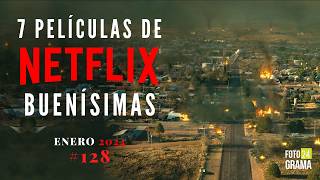 ¿No sabes qué ver 7 Buenas Películas Atrapantes en NETFLIX  Fotograma 24 con David Arce [upl. by Eirased]