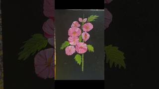 Easy painting of flowers ll flower painting by acrylic paint [upl. by Nyltac411]