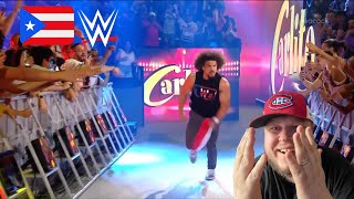 CARLITO RETURNS AT WWE BACKLASH SAVING BAD BUNNY REACTION [upl. by Adnohsad]