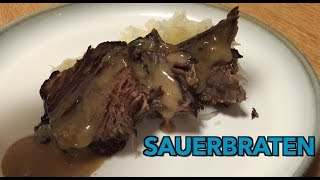 Sauerbraten German Pickled Beef [upl. by Lydnek250]