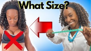 How To Measure Bras Size At Home Tutorial  Easy Bra Fitting Guide [upl. by Solrac]