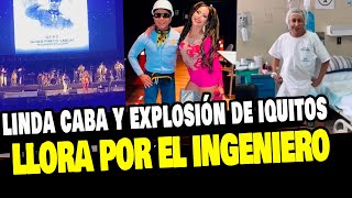 INGENIERO BAILARÍN LINDA CABA LLORA Y SE DESPIDE DE SU AMIGO EN CONCIERTO [upl. by Anolla]