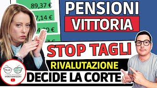 ULTIM’ORA PENSIONI ➡ STOP TAGLIO RIVALUTAZIONE INPS e OBIETTIVO AUMENTO PIENO IN 4 MESI  OTTOBRE [upl. by Kareem]