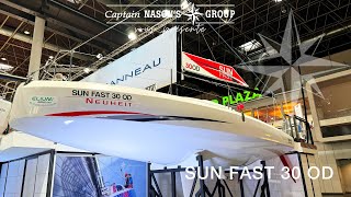 Visite du nouveau voilier JEANNEAU SUN FAST 30 OD au salon Boot Düsseldorf [upl. by Pachston]