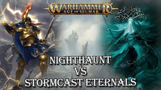 56  Rapport de bataille Age of Sigmar  Nighthaunt vs Stormcast Eternals [upl. by Sierra]