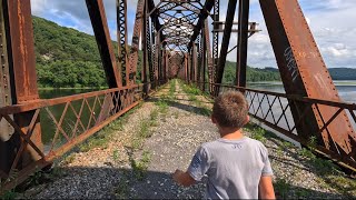 THR ABANDONED CATAWISSA TRAIN TRACKS [upl. by Oralia467]