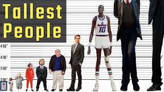 The Worlds Tallest People  The Lowest and Highest People in History  World INFO [upl. by Felicle71]