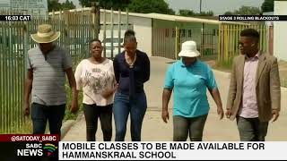 Gauteng Education to avail mobile classes for a Hammanskraal school [upl. by Gaw3]