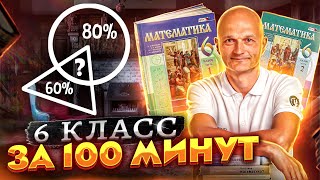 Виленкин 6 класс за 100 минут Математика теория чисел дроби уравнения [upl. by Dasteel69]