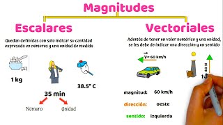 Magnitudes Escalares y Vectoriales [upl. by Wong436]