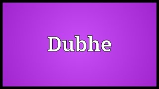 Dubhe Meaning [upl. by Lowenstern148]