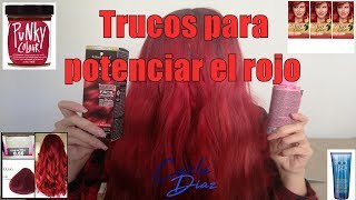 Como teñir un cabello Rojo y violeta Fantasía Tutorial de Peluquería Paso a Paso [upl. by Elberfeld]