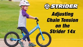 How to Adjust the Chain Tension on a Strider 14x [upl. by Dnalor82]