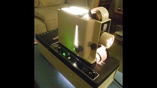 Dukane Micromatic II Filmstrip Projector  Cleaning and Operating [upl. by Anayek]