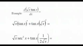 Calculus 12 The Product Rule شرح مادة الكالكولس [upl. by Oinotnas]