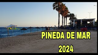 PINEDA DE MAR 2024COSTA BRAVA BEACH [upl. by Enitsirt]