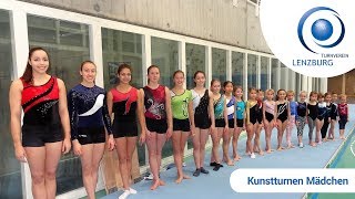 TV Lenzburg Turnshow 2017 Riegenvorstellung Kunstturnen Mädchen [upl. by Tonl]