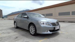 2012 Toyota Camry 25 V XV50 StartUp and Full Vehicle Tour [upl. by Anilesor]