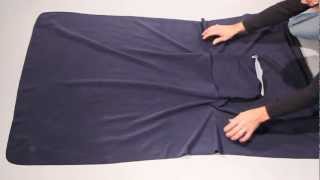 Travelrest Travel Blanket folding instructions Ranked 1 on Amazon [upl. by Sadoc]