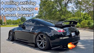 My 350z Gets A Tune CRAZY DIFFERENCE [upl. by Nnylsor99]