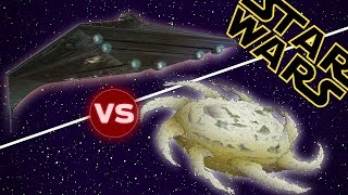 Eclipse Super Star Destroyer vs Yuuzhan Vong Worldship  Star Wars Who Would Win [upl. by Cilla339]