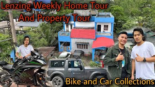 Lenzing Weekly Home and Property Tour  Bike and Cars Collections  Richest YouTuber of Arunachal [upl. by Anear]