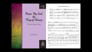 Praise My Soul the King of Heaven Festival Hymn Setting Organ Trumpet [upl. by Dworman242]