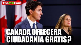 Por qué Canadá ofreció ciudadanía gratuita y regularizar indocumentados  TheMXFam [upl. by Makell]