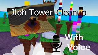 Jtoh Tower Cleanup WITH VOICE [upl. by Rabah]