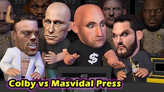 Colby Covington vs Jorge Masvidal press conference [upl. by Ahsital]