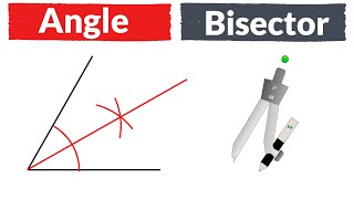 Angle Bisectors 1  Bisecting an Angle with ruler and compasses only [upl. by Arraeic70]