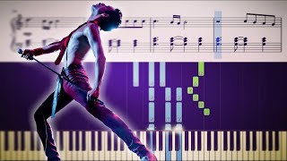 How to play the piano part of Bohemian Rhapsody by Queen with Sheets [upl. by Coopersmith]